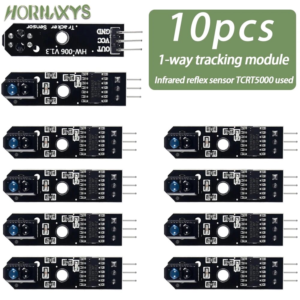 Модуль слежения TCRT5000 для Arduino, IR X10pcs