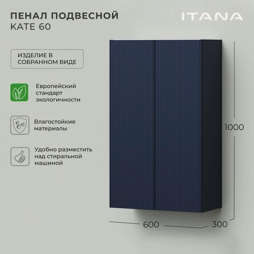 Изображение товара Пенал подвесной Итана Kate 60 600х300х1000 Океания