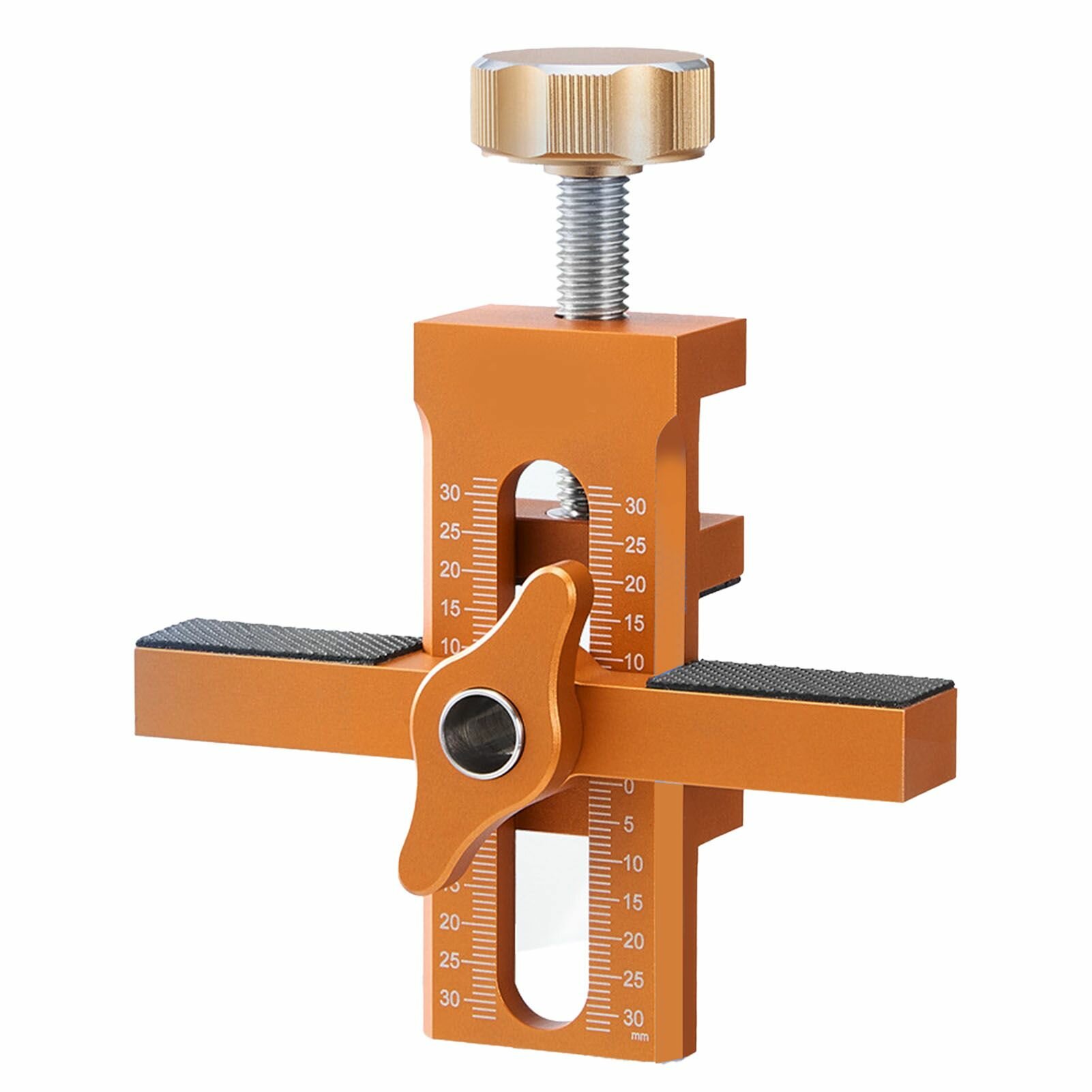 Регулируемый монтажный станок для дверей шкафа из алюминия с поддержкой и выравниванием крепление для кухонных/ваннных шкафов и гардеробов 0-30мм регулировка высоты 7-40мм зажим