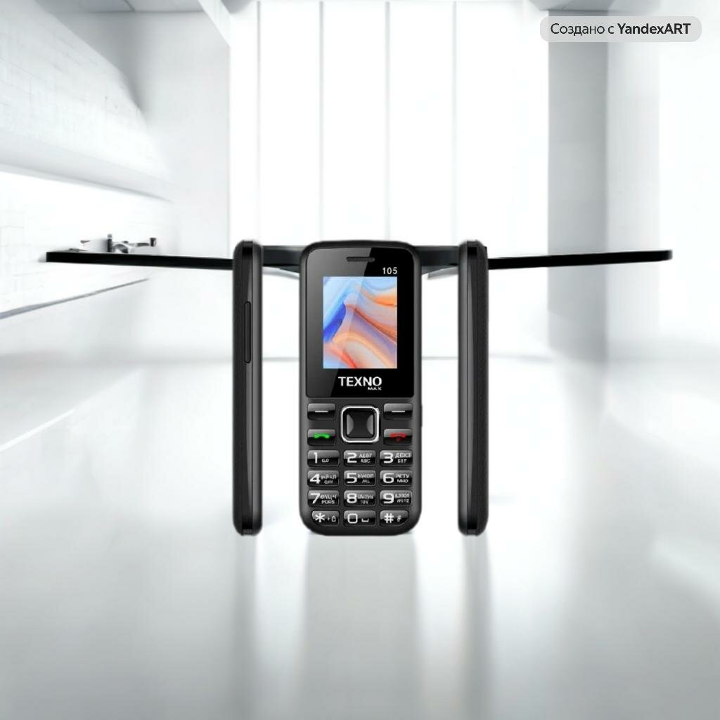 Texno Max 105 кнопочный телефон, с двумя сим-картами, зеленый