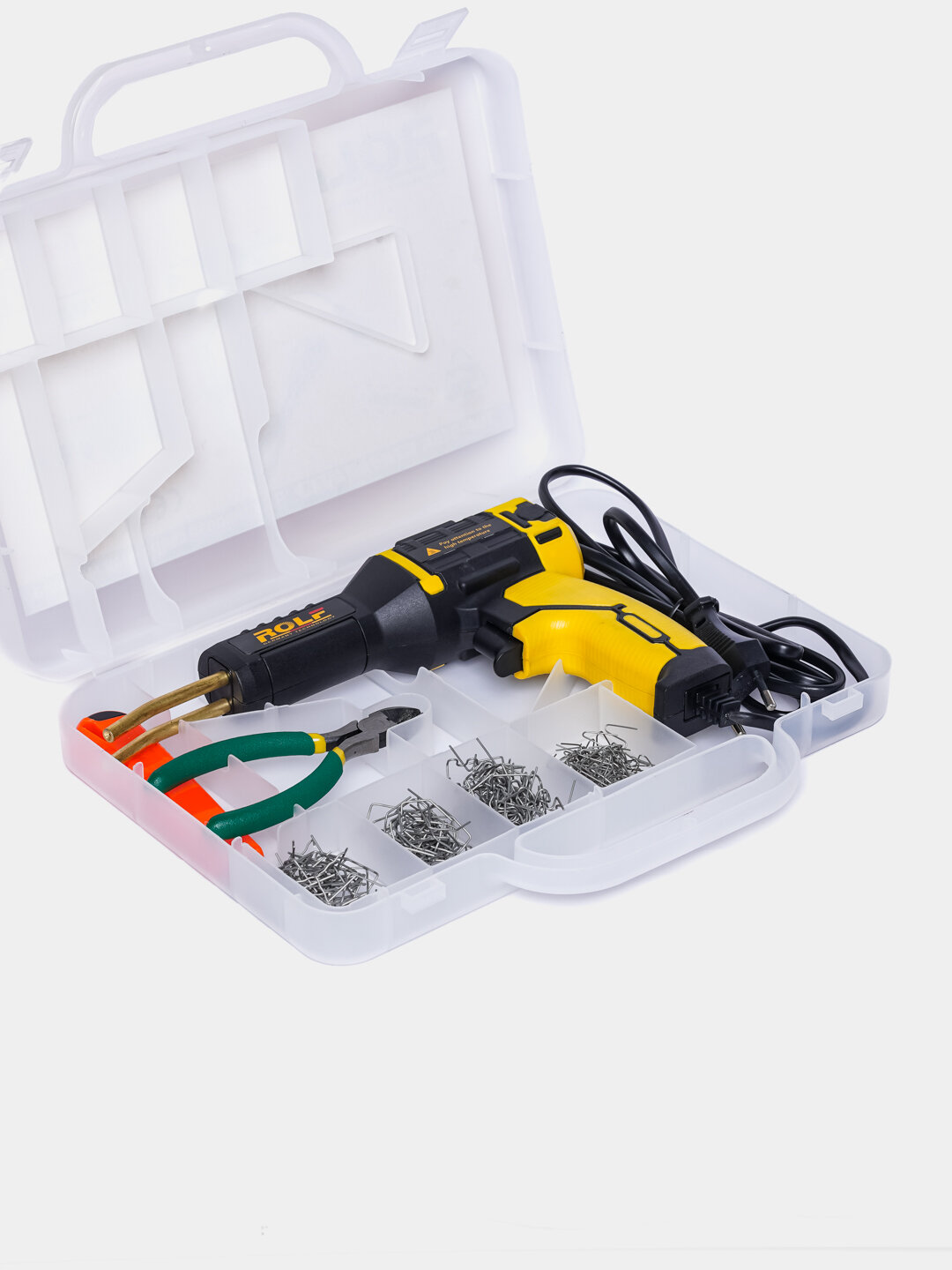 ROLF — аппарат для пайки пластика скобами, Четыре вида проволок (по 50 штук каждого)