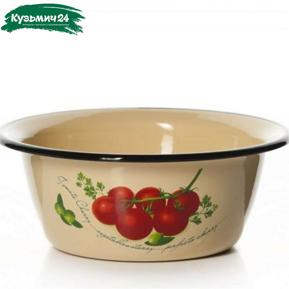 Миска СтальЭмаль Клубника 0 8 л