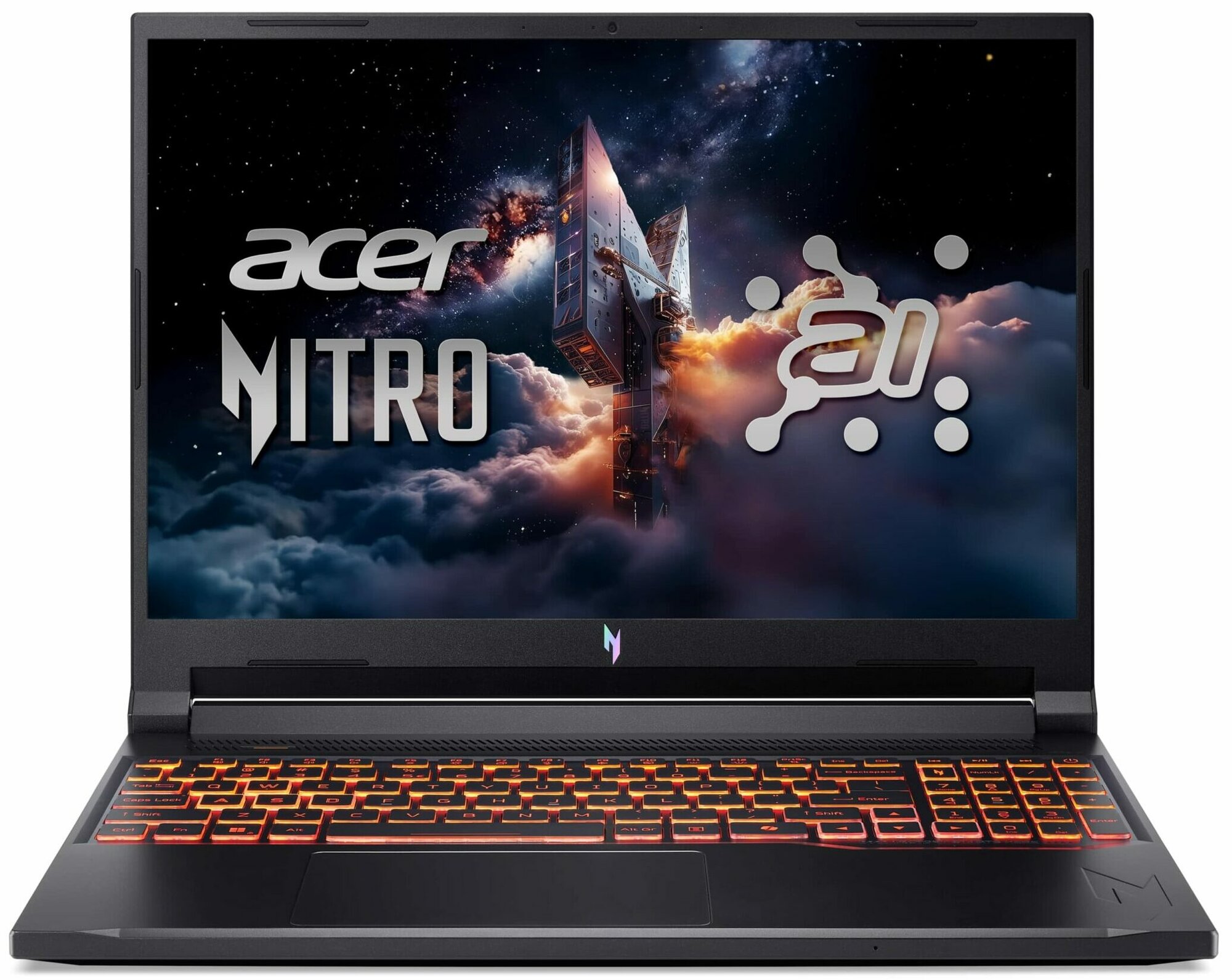Игровой ноутбук Acer Nitro V16, 16" WUXGA IPS 180Hz, AMD Ryzen 7-260, DDR5 16GB, 512GB SSD, GeForce RTX 5050 8GB