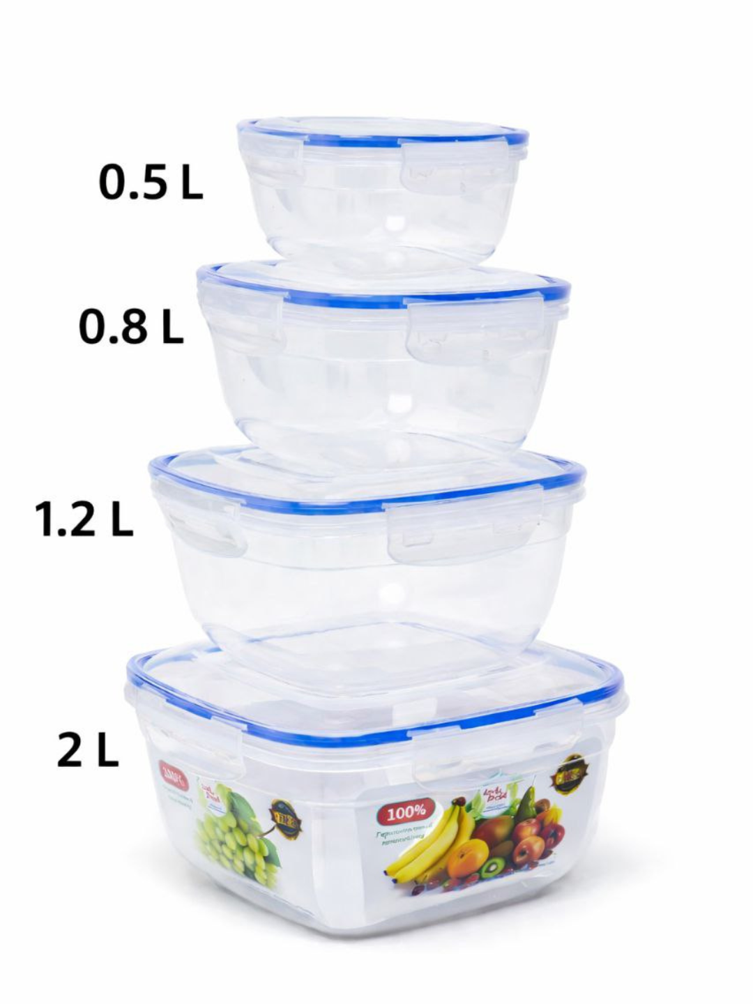Герметичные пластиковые контейнеры для хранения продуктов — удобно, безопасно и практично.