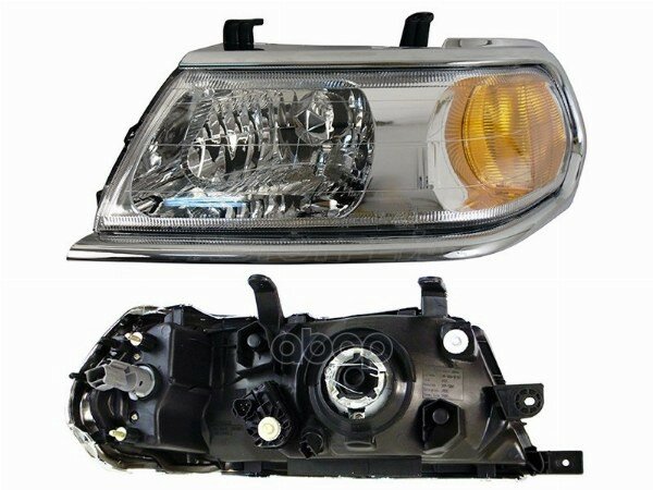 Фара Mitsubishi Pajero Sport 04-08 / Montero Sport 00-05 (Слева/ Галоген/ С электрокорректором) Sat арт. ST-114-1121CL