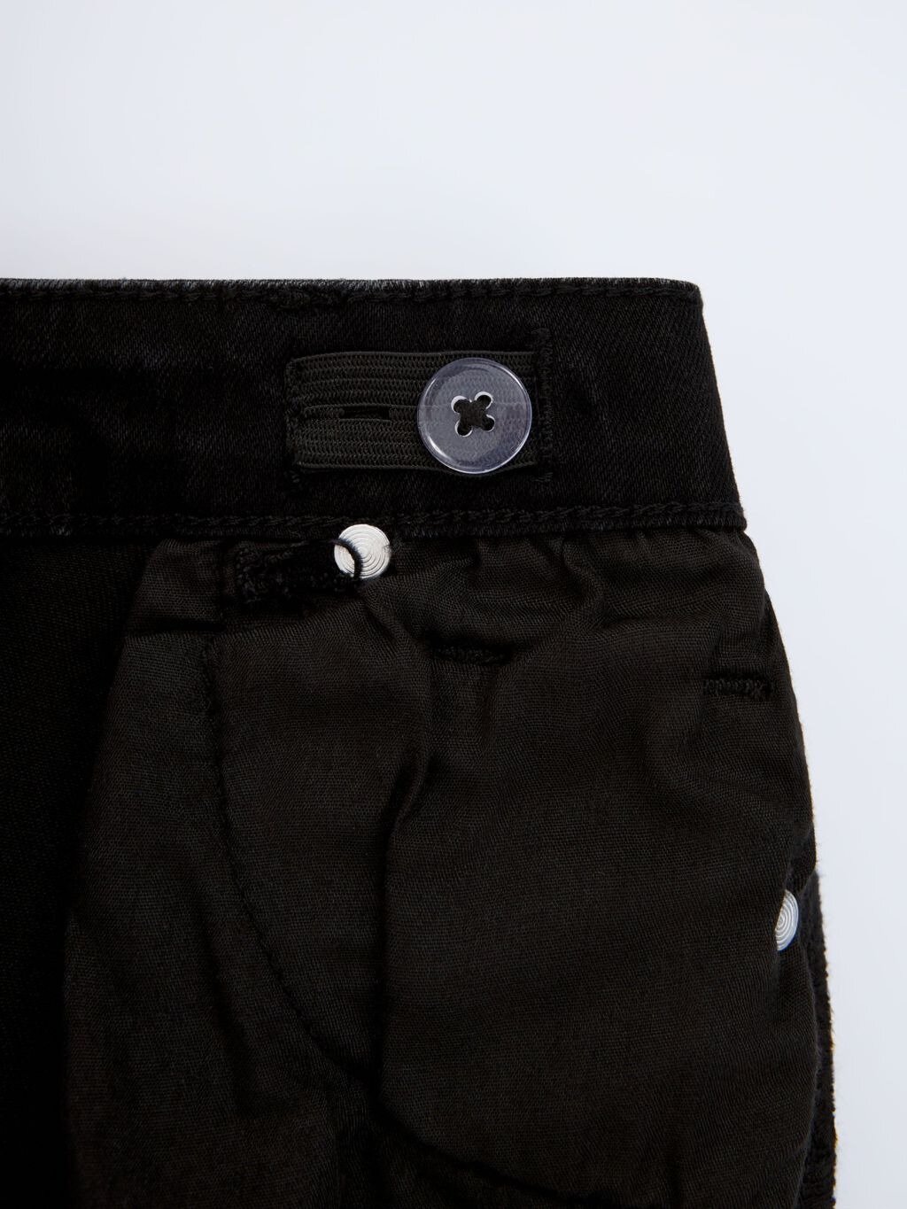 Джинсы Sela, размер 116, черный — фото 1