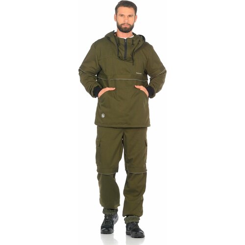 Костюм HUNTSMAN Антигнус-Люкс смесовая (сорочка), 44-46, лето, хаки