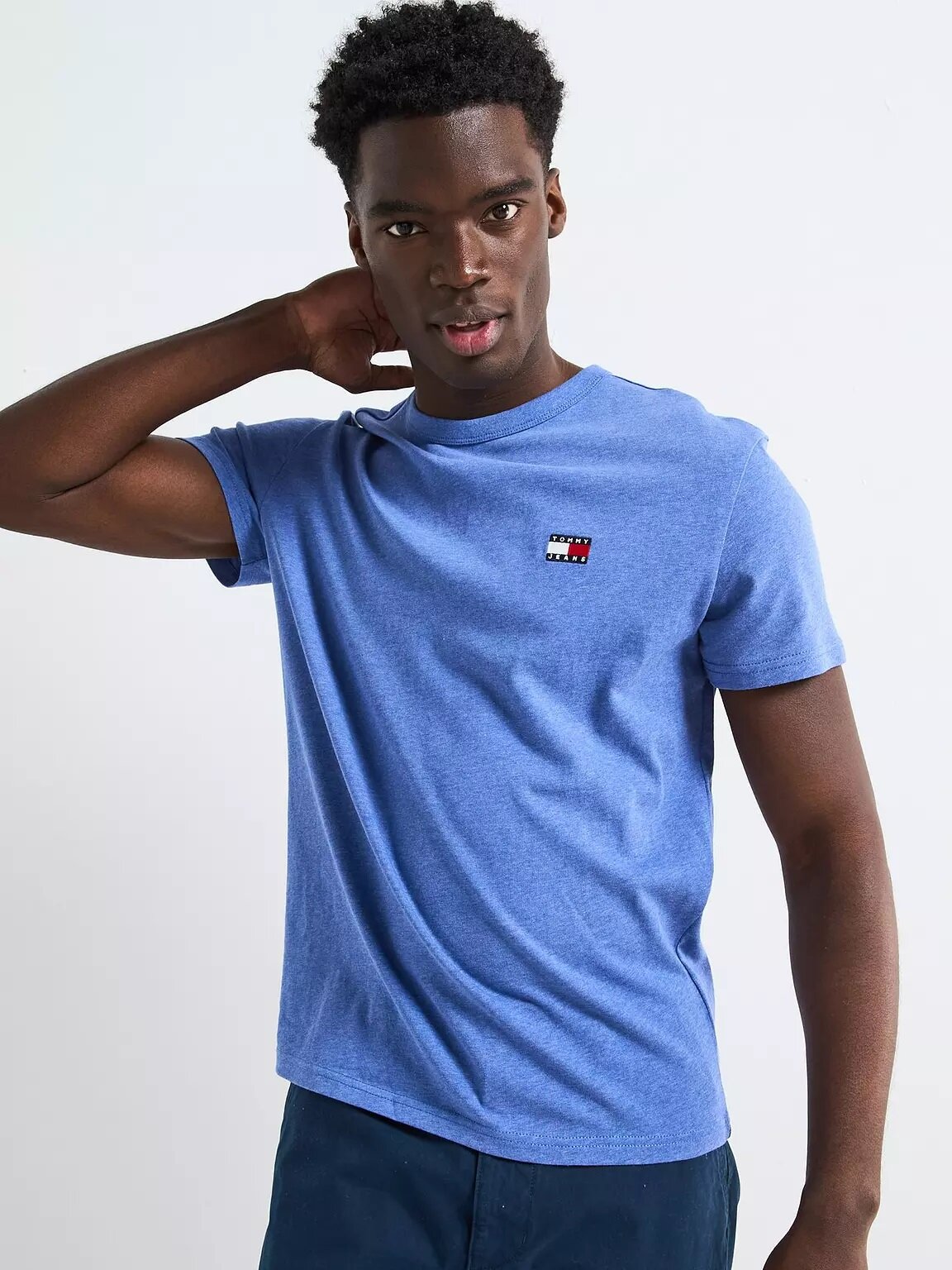 Футболка Tommy Jeans, размер L, синий — фото 1