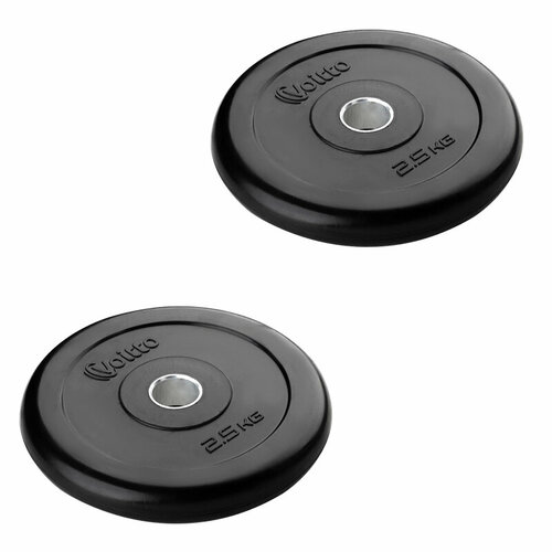 фото Набор дисков обрезиненных voitto 2,5 кг (2 шт), d 31