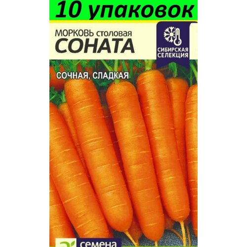 Семена Морковь Соната 10уп по 1г (Сем Алт) семена морковь соната 10уп по 1г сем алт