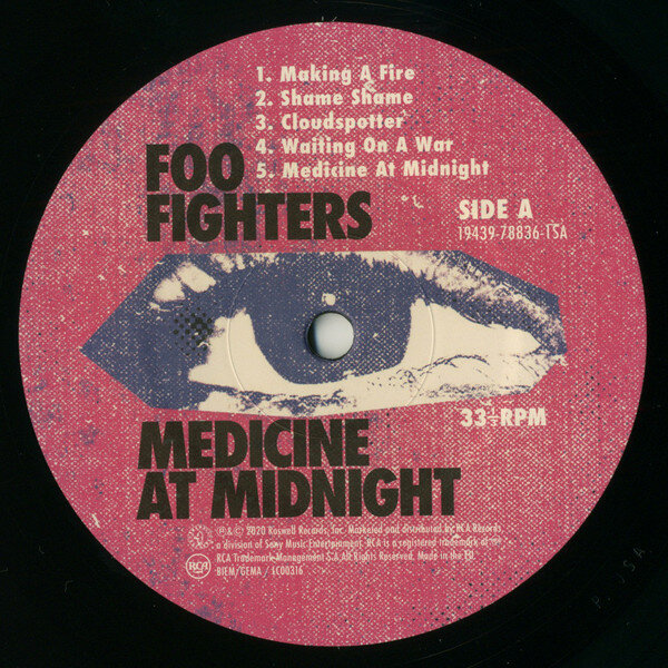 0194397883619, Виниловая Пластинка Foo Fighters, Medicine At Midnight Sony Music - фото №4
