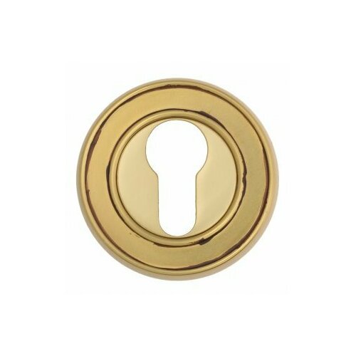 Накладка дверная под цилиндр Venezia CYL-1 D6 французcкое золото + коричневый накладка под цилиндр et sm rb 10 цвет французское золото