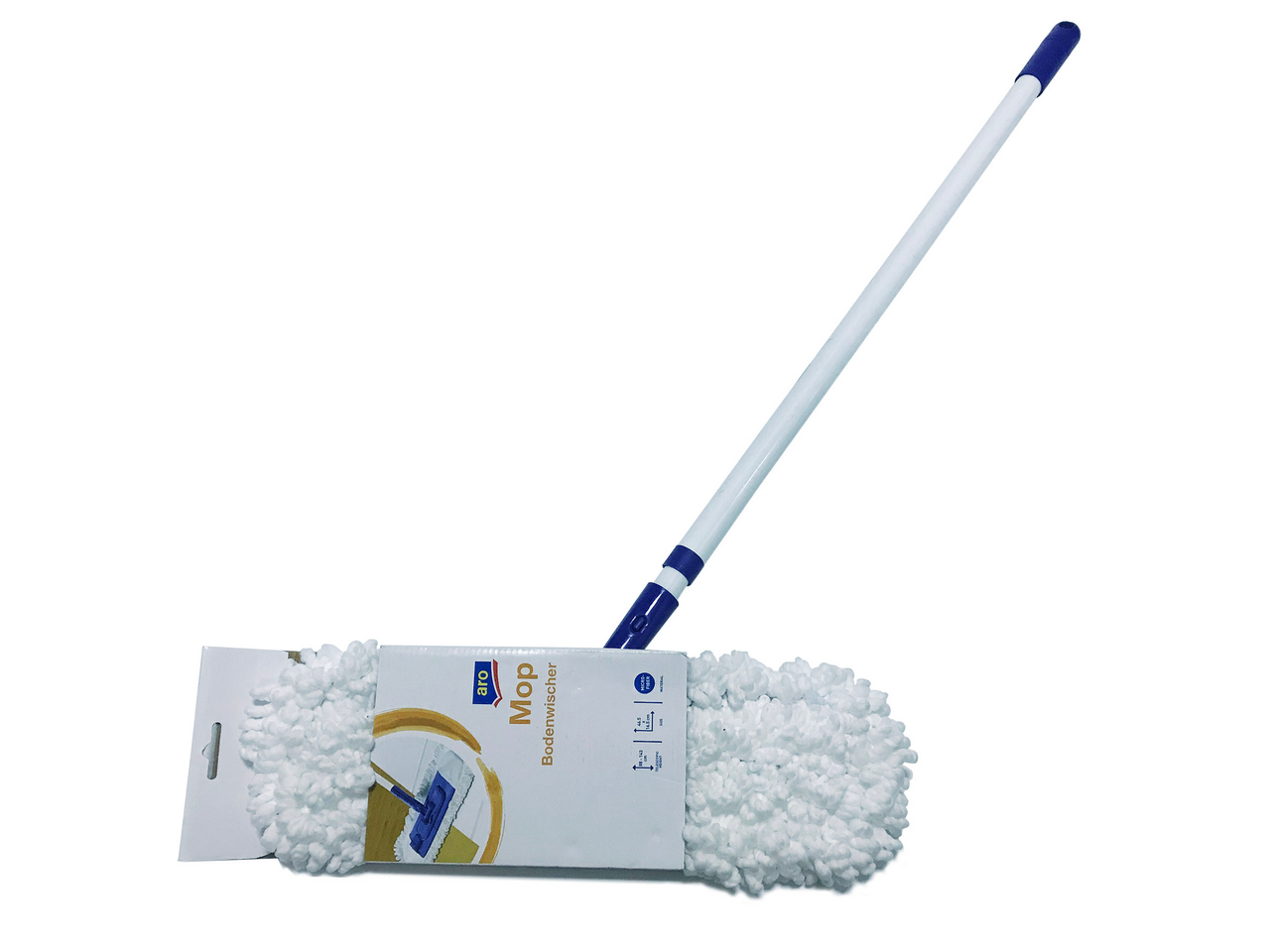 фото Aro Швабра с телескопической рукояткой из микрофибры, 39 х 9см