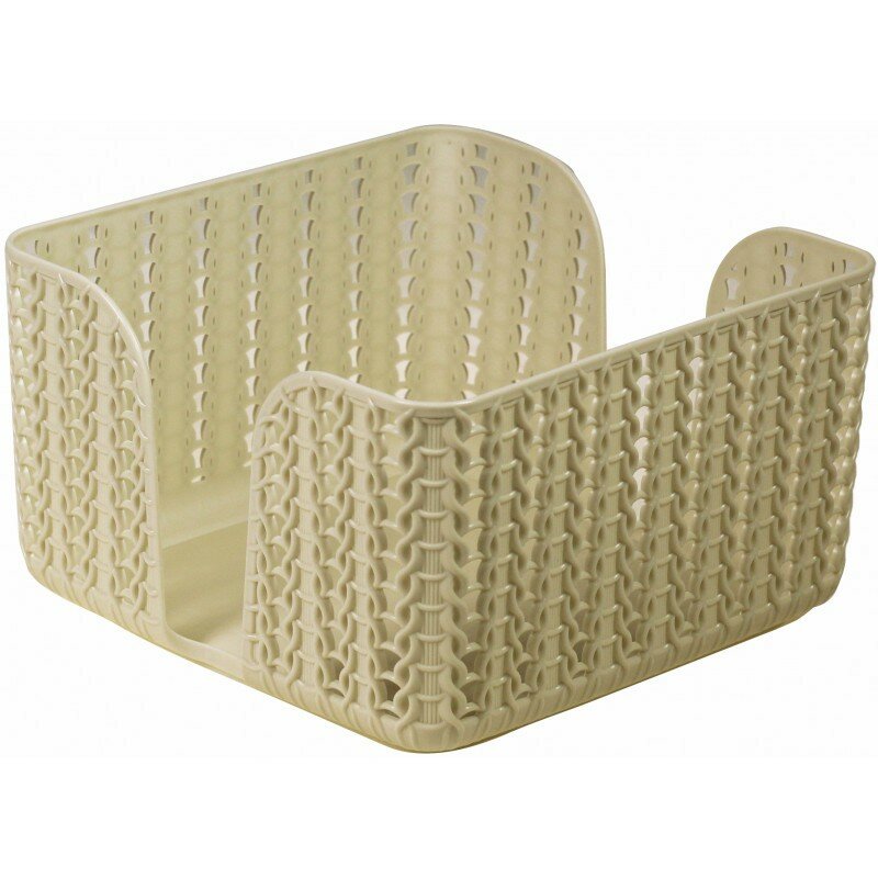 фото Салфетница Вязание Белый ротанг