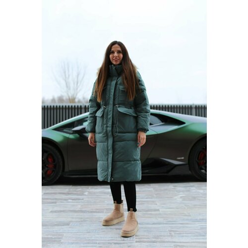 фото Куртка , размер 48/50, зеленый lux