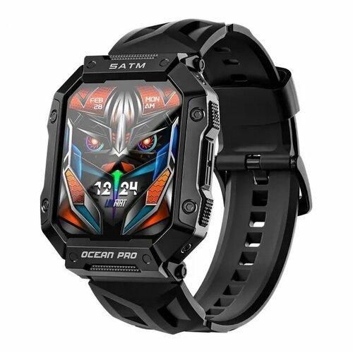 Смарт часы LOKMAT Ocean PRO Black для мужчин и женщин Гарантия 1 год 369000₽