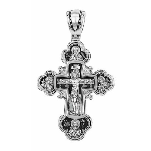 фото Подвеска diamant online, серебро, 925 проба, чернение