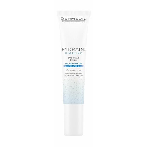 Увлажняющий уход для кожи вокруг глаз Dermedic Hydrain3 Hialuro Under Eye Cream крем для кожи вокруг глаз dermedic hydrain3 hialuro 15 мл