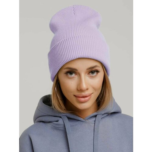 фото Шапка бини inverno intrale, размер 54-58, фиолетовый