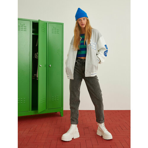 фото Куртка koton, размер s, серый