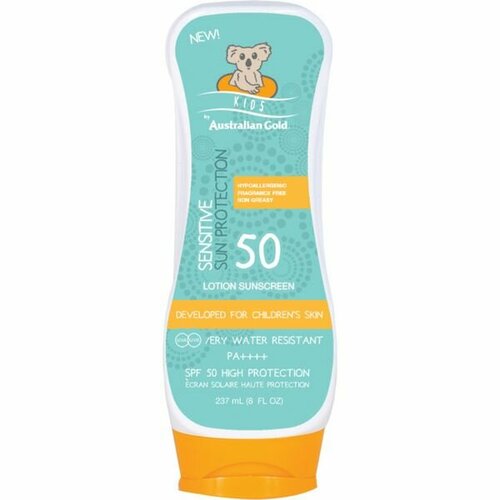 AUSTRALIAN GOLD Солнцезащитный детский лосьон с фактором защиты SPF 50 Kids Lotion