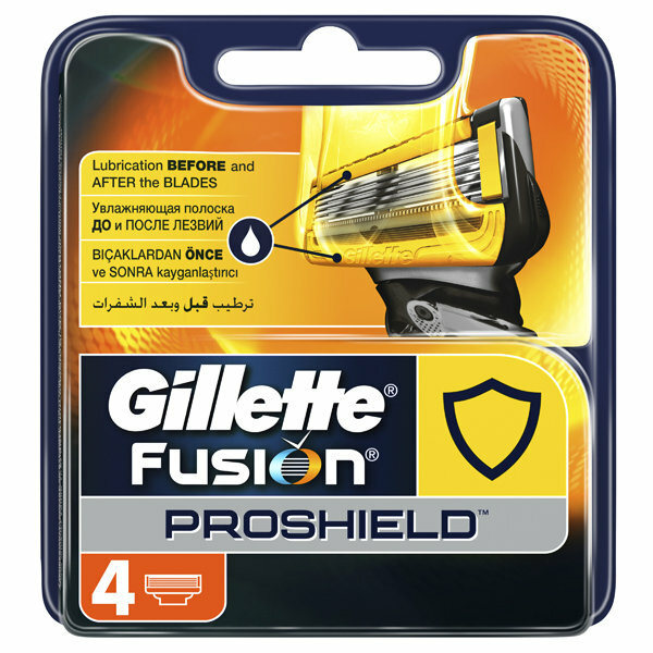 Сменные кассеты к бритве Fusion Proshield кассеты для бритвы 4 шт