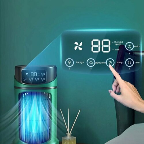 Портативный мини-Кондиционер USB охлаждающий вентилятор с таймером увлажнитель воздуха для офиса Мобильный кондиционер 189000₽