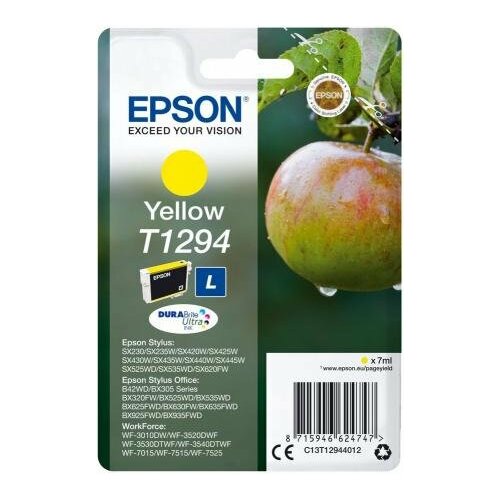 Epson Картридж Epson C13T12944012 для Epson SX420W/BX305F желтый картридж ds stylus office bx305fw с чипом