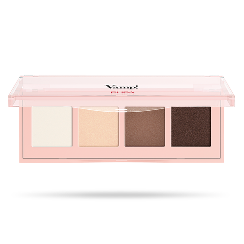 Пупа / Pupa - Тени для век палетка 4 Eyeshadow Palette Vamp! тон 001 natural matt 5,2 г