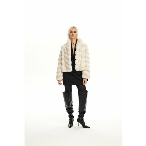 Шуба , размер 40, белый