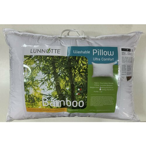 Подушка LUNNOTTE 50х70см бамбуковое волокно 100%, арт. LNBP 50