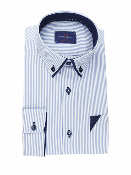 Школьная рубашка RICHARD SPENCER, размер 8(128), голубой