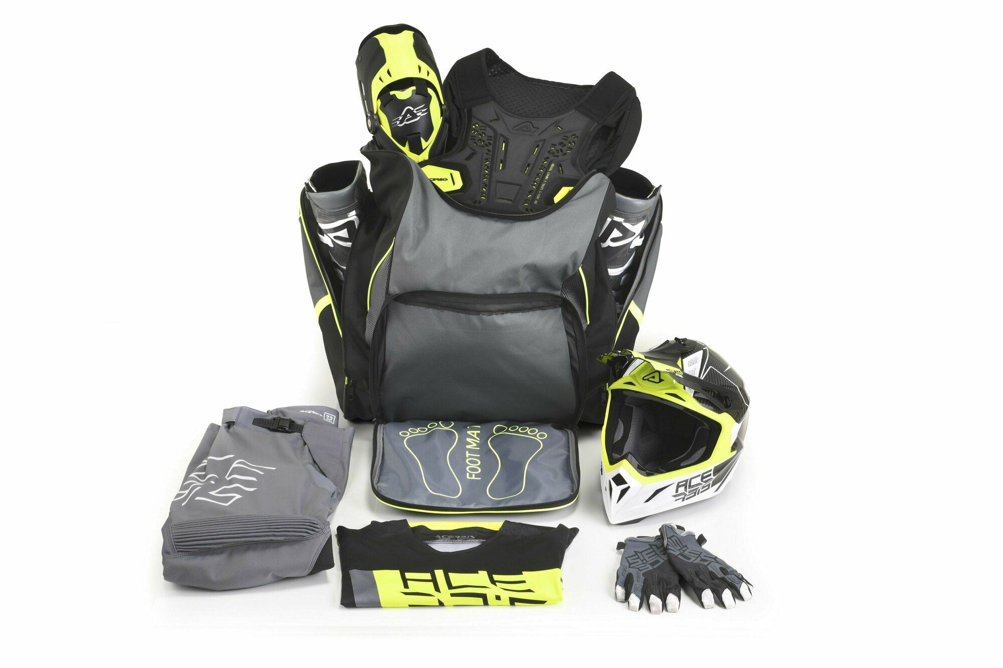 фото Рюкзак для экипировки Acerbis JERLA Black/Yellow, (102 L)