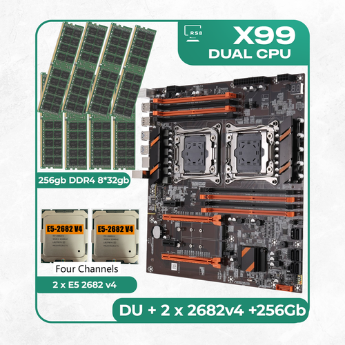    X99: ZX-DU99D4 + 2 x Xeon E5 2682v4 + DDR4 256 832