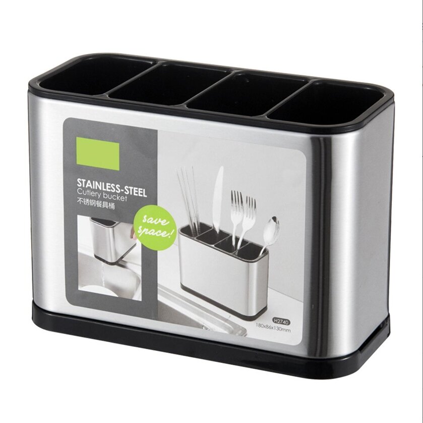 фото Сушилка для столовых принадлежностей из нержавеющей стали