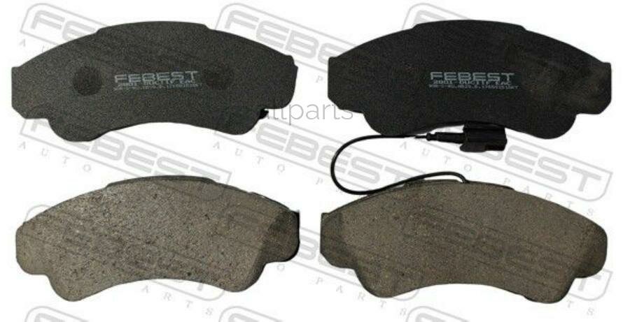 FEBEST 2801-DUCIIF Колодки тормозные передние