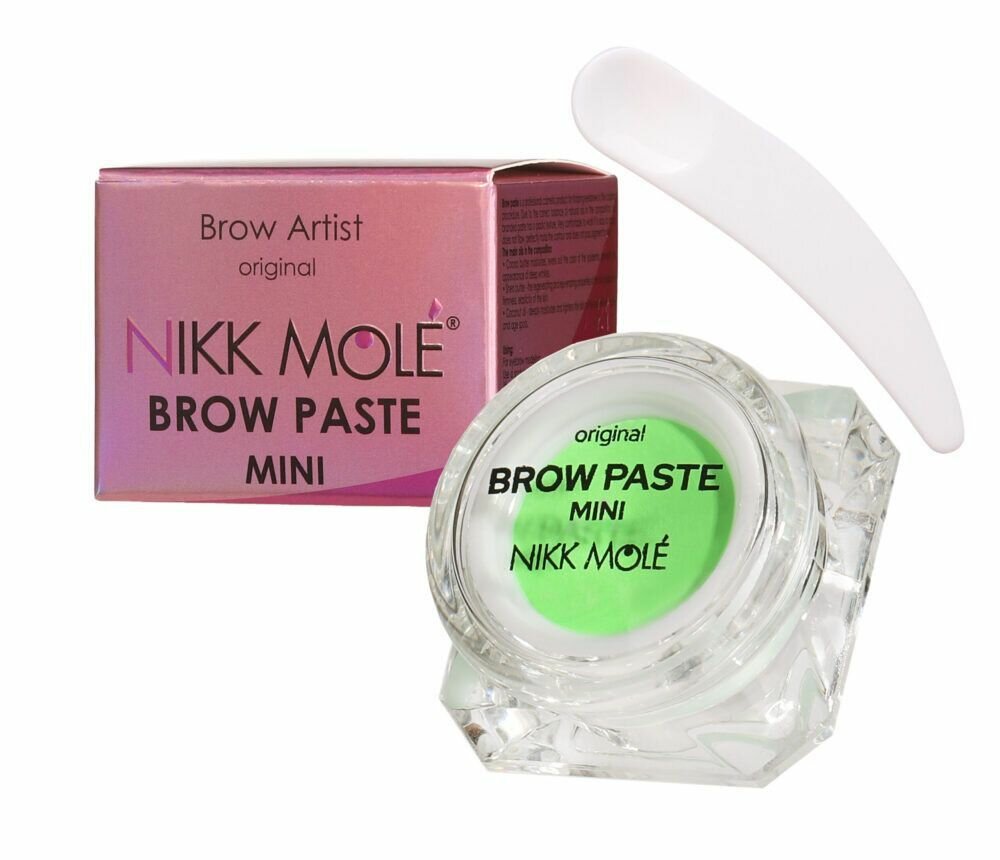 Brow Paste зеленая неон MINI, Nikk Mole