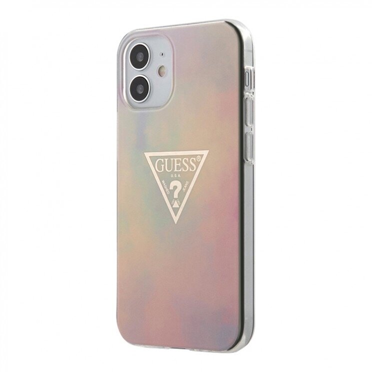 Чехол Guess Tie & Dye Hard для iPhone 12 mini, розовый