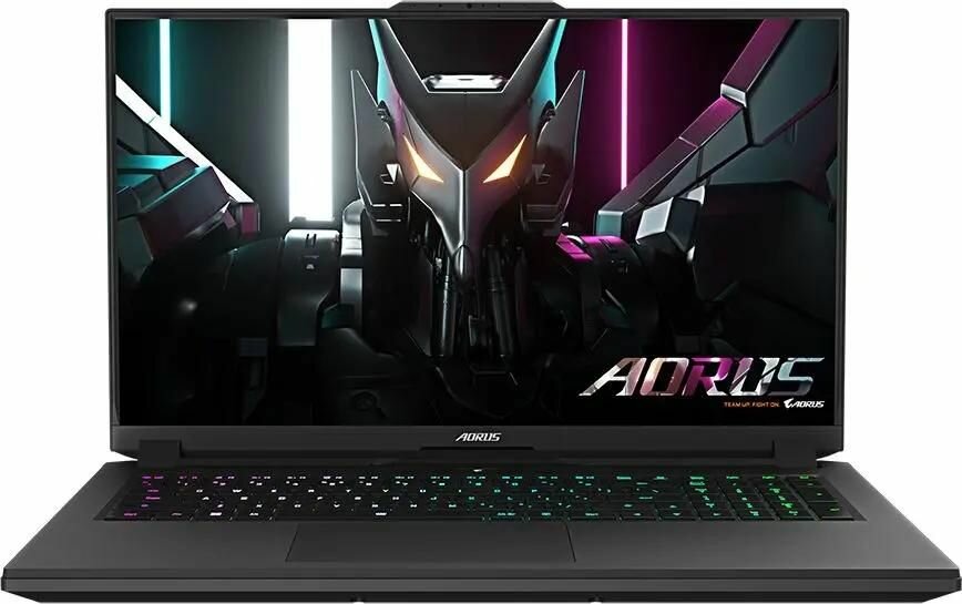 Ноутбук игровой GIGABYTE Aorus 7 9MF-E2KZ513SD, 17.3", IPS, Intel Core i5 12500H 2.5ГГц, 12-ядерный, 16ГБ DDR4, 512ГБ SSD, NVIDIA GeForce RTX 4050 для ноутбуков - 6 ГБ, Free DOS, черный