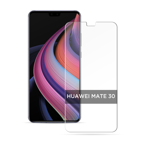 защитное стекло buyoo 5d для huawei mate 30 хуавей мате 30 на весь экран черная рамка Противоударное защитное стекло на Huawei Mate 30 / Хуавей Мате 30 без рамки