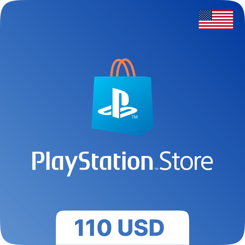 Подарочная карта PlayStation Store CША - 110 USD 1299000₽