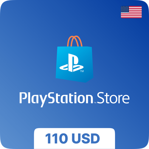 Подарочная карта PlayStation Store (CША) - 110 USD