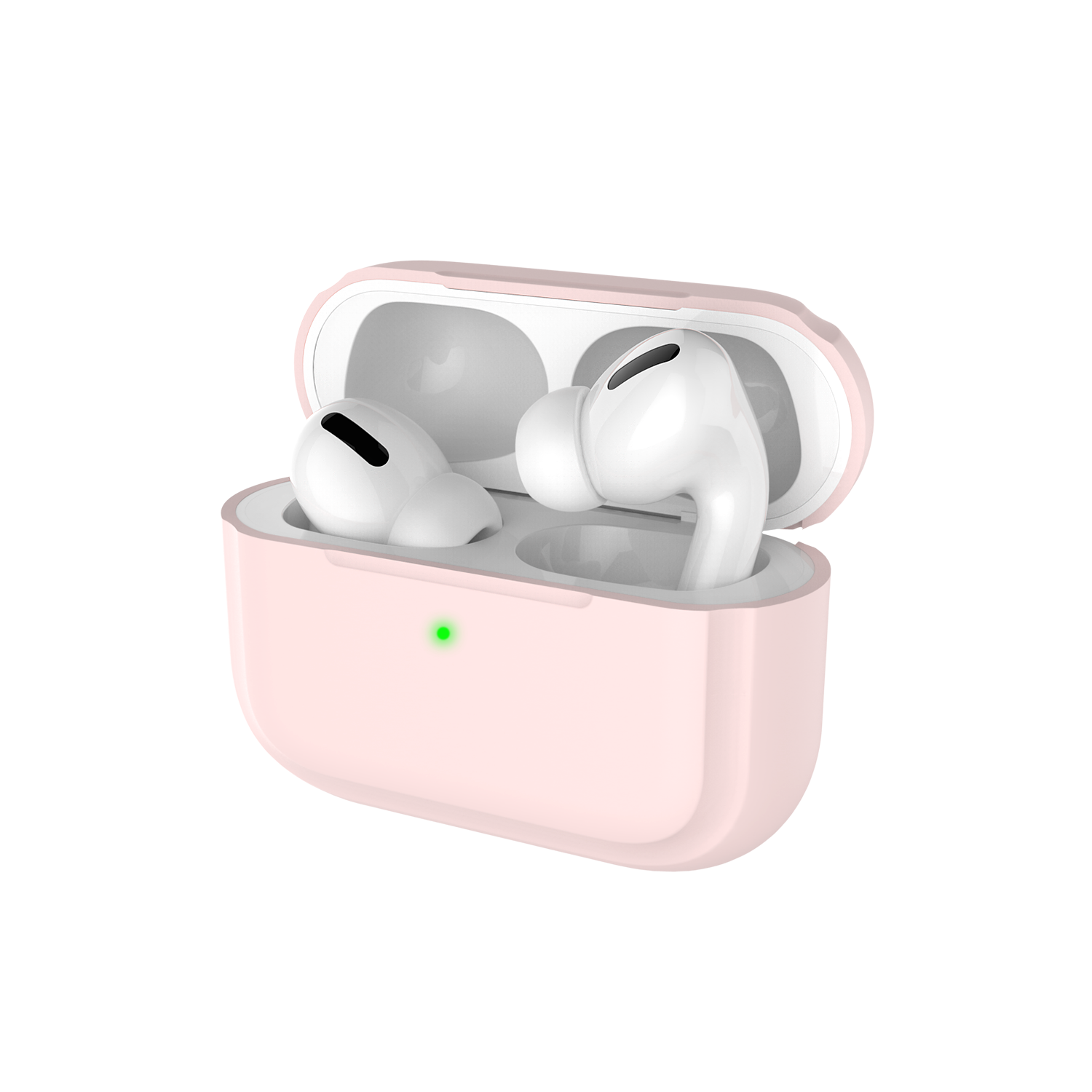 Чехол Deppa для футляра наушников Apple AirPods Pro, силикон, розовый - фото №8