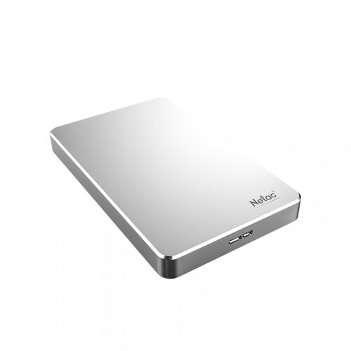 Внешний жесткий диск 2.5'' Netac 1Tb, micro USB 3.0, алюминиевый корпус, серебристый - фото №16