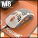 Игровая мышь компьютерная Wolf M8 с RGB подсветкой, Мышка проводн...