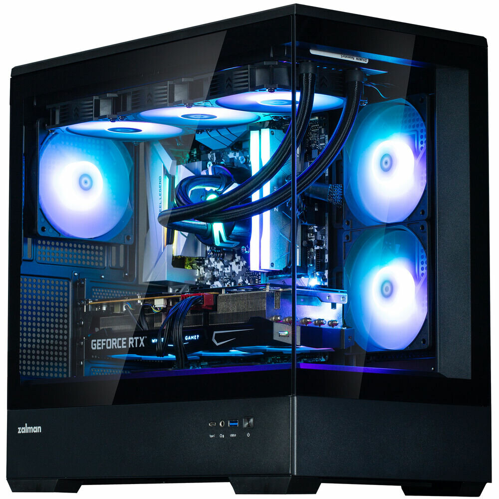 Корпус MicroATX Minitower Zalman P30 Black