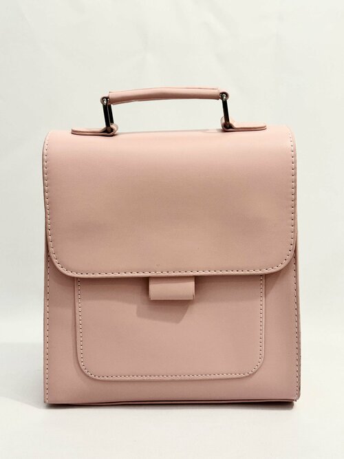 Рюкзак торба , фактура матовая, розовый