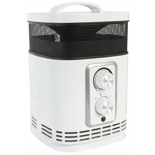 EQUATION тепловентилятор с механическим термостатом 1500Вт белый EQUATION тепловентилятор с керамическим нагревательным элементом механический термо 422900₽