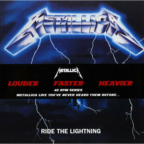 виниловая пластинка metallica ride the lightning deluxe edition 45 rpm 2 lp Виниловая пластинка Metallica: Ride The Lightning (Deluxe Edition) (45 RPM). 2 LP