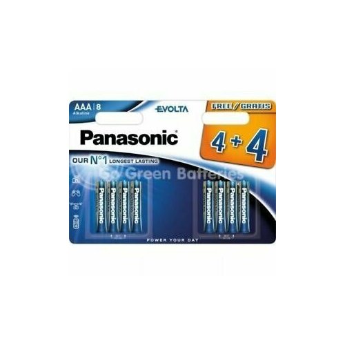 Батарейки Panasonic Evolta AAA щелочные 8 шт